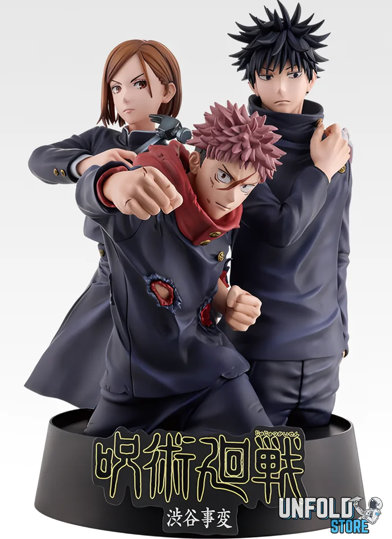 Fushiguro Megumi, Itadori Yuji e Kugisaki Nobara de Jujutsu Kaisen - Unfold Store