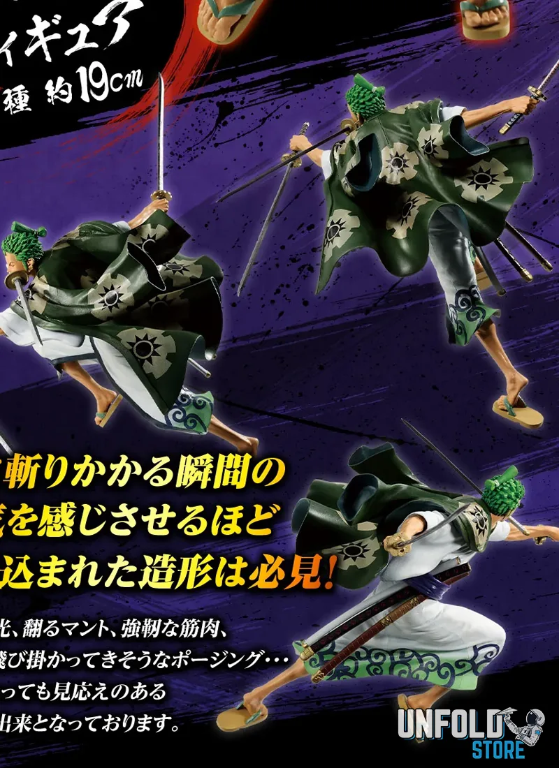 Roronoa Zoro de One Piece - Unfold Store